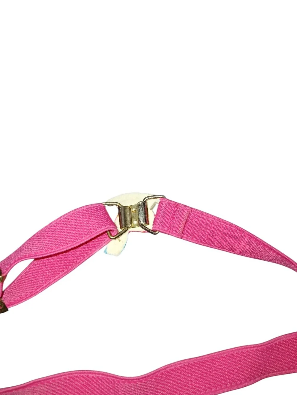 Girls Vintage Pink Kids Elastic Belt with Horse Charm